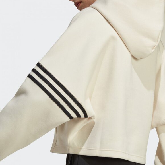 adidas Originals - Adicolor Neuclassics Hoodie in Cream - Picture 4 of 9
